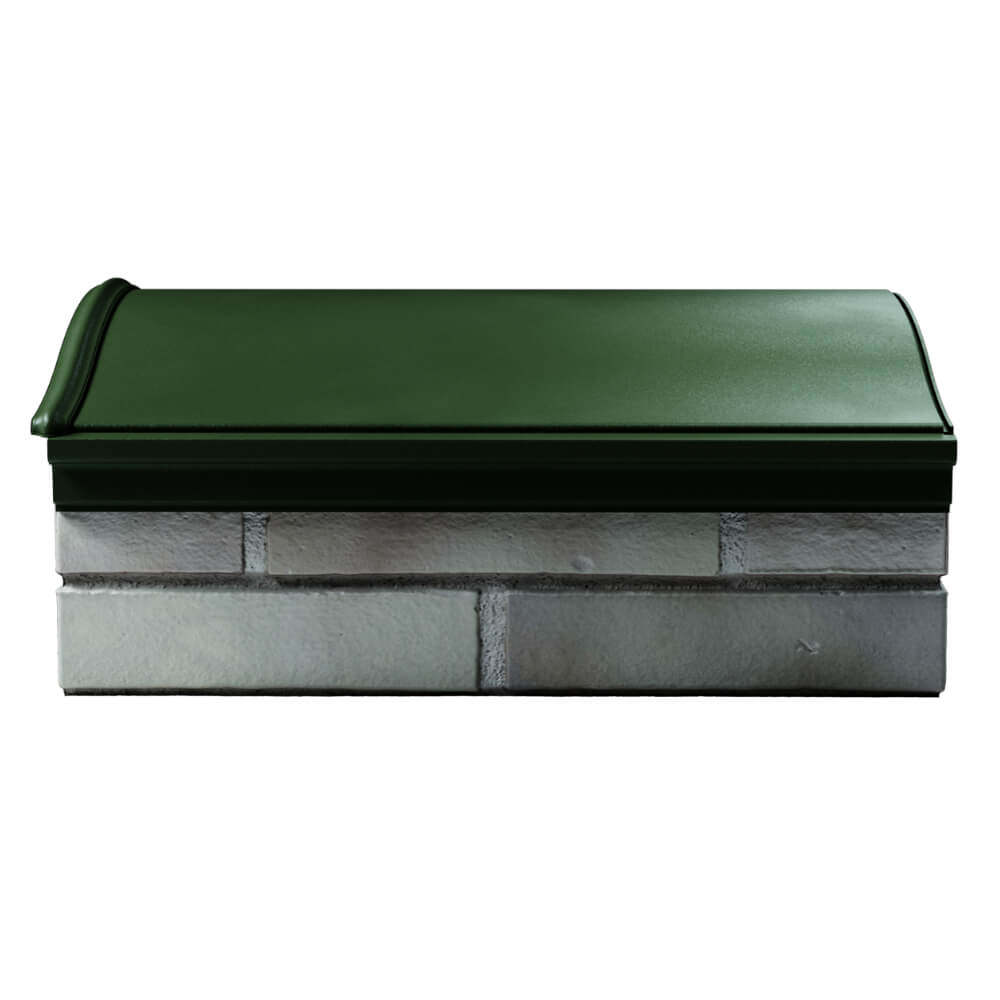 Парапет Zking Монблан Зеленый посадка на 1.5 кирпича (355/385мм)